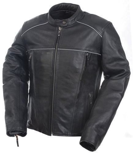 black biker jacket size 20