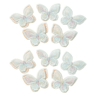 COOLL 10Pcs Butterfly Appliques Exquisite Handicraft Double Layers