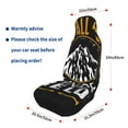 thumbnail image 4 of Sikiie Not All Those Who Wander Are Lost 1 Car Seat Protector 2 Pack Car Seat Cushion Mat, Car Seat Covers for SUV, Truck, Van, 4 of 7