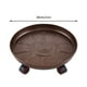 thumbnail image 5 of Soporte universal con ruedas para macetas, con depósito de agua, plato circular de metal reforzado con bandeja giratoria, ruedas de goma antideslizantes y 5 o NCHKUN, 5 of 8