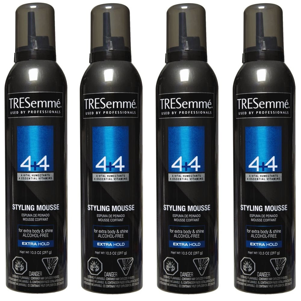 Tresemme 4+4 Alcohol Free Styling Mousse 10.5 oz HP64393 (4 Pack