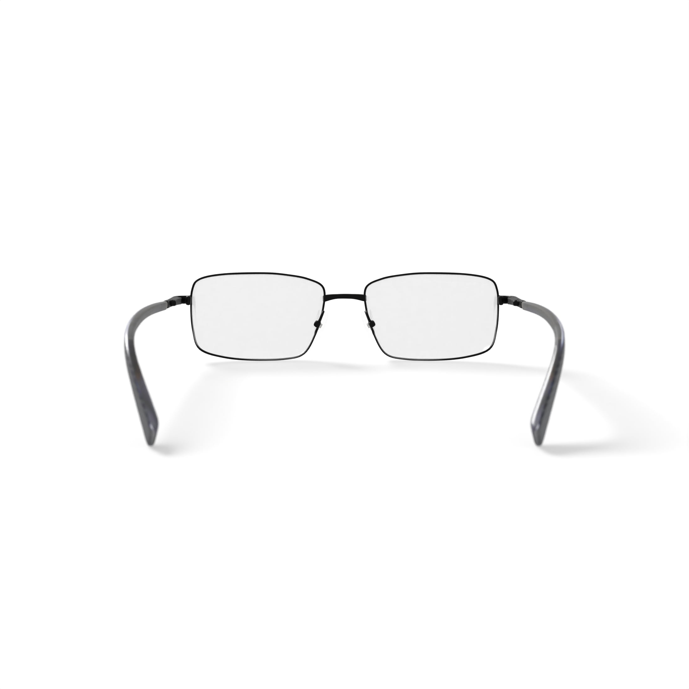 Walmart Men's Eyeglasses, MK09862, Black, 55-18-140, with Case