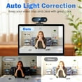 thumbnail image 6 of RONY 1080P Webcam with 2 Microphones for Laptop, Autofocus Webcam with Noise-cancelling, Conference Streaming PC USB Webcam, Black, 6 of 9