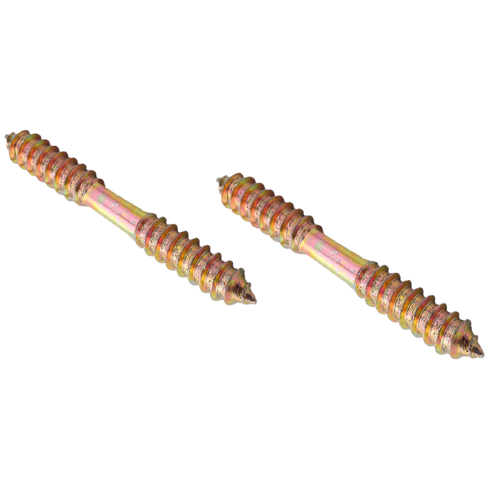 Lot De 5 Tiges Filetées M8 X 74mm - Double Filetage Pour Assemblage Bois Sur Bois - Zaplyte