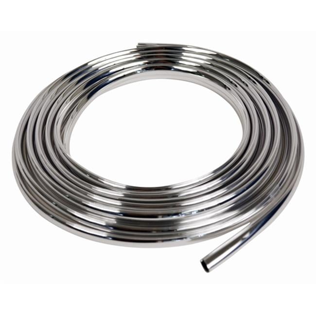 C Accessories Edge Trim U Shape Snap On, Length 18 Ft. Chrome