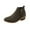 Green, variant on jsaierl Women's Classic Ankle Boots Slip on Chunky Heel Boots Comfort Leather Platform Booties