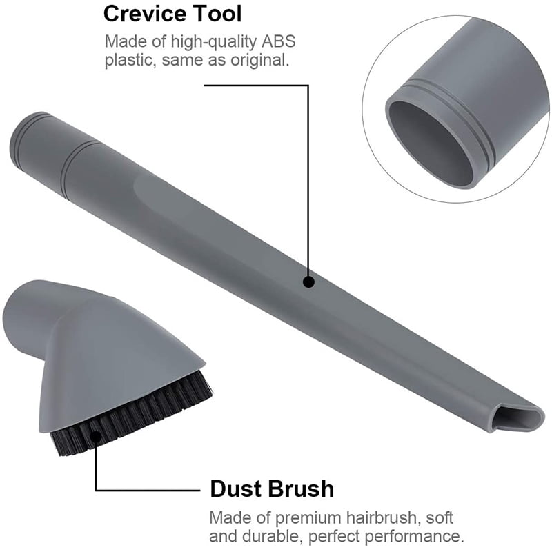 Crevice Tool and Dust Brush for Navigator Lift Vacuum Cleaner, Fits