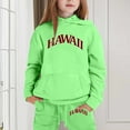 thumbnail image 2 of oqasdz Baby Girl Clothes Child Kids Long Sleeve Graphic Warm Hoodie Pullover Pants Sweat Suit Sports Outfit Sets Comfort Fit, 2 of 4