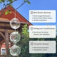 thumbnail image 3 of JIEMUCES 3/6/9Pcs Wind Chime Pendant Outdoor Decoration Birdproofing Shiny Bird Protection Solution Windmill Reflectors, 3 of 8