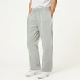 thumbnail image 2 of Mens Work Pants Stretch Men's Fleece Sweatpants Heavyweight Cotton Tapered Joggers Workout Running Sweat Pants with Pockets, 2 of 7