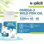 CompleteBrain Nootropic and Wild Fish Oil Omega 3 Enhanced Neuro Performance Combo Stack - Improves Memory, Mood, Focus, Clarity and Creativity