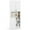 White, variant on Costway Kitchen Pantry Storage Cabinet 65.5" Tall Modern Hutch Cabinet with Microwave Stand Brown