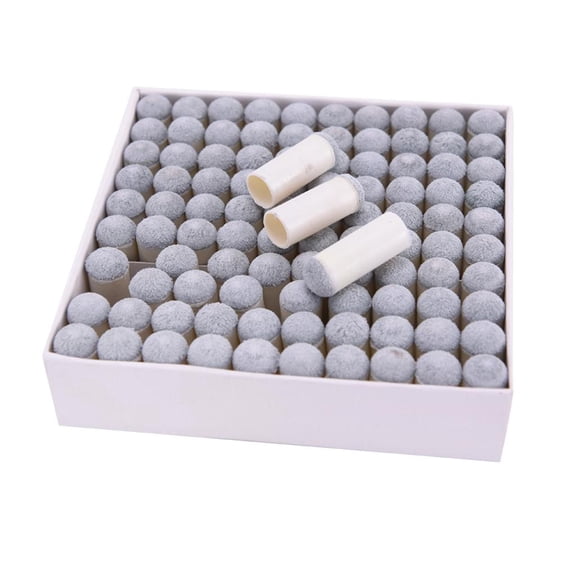 Paquete de 100 tacos de billar de repuesto para mesa de billar de snooker con sistema de inserción y desmontaje 10 mm