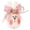 Pink, variant on Ympkerial Flocked Easter Bunny Figurines Set with Bow, Chubby Rabbit Tabletop Ornaments for Spring Home Decor on Mantel TV Cabinet or Office