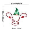 thumbnail image 3 of Dsscvnef Christmas Bottle Glass Holder Elegant Festive Holiday Rack Storage Display Stand for Kitchen Bar Party, 3 of 7