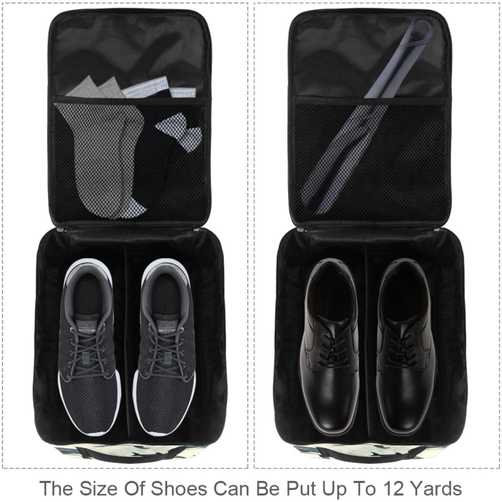 Whale Premium Polyester Shoe Organizer - Stylish Shoe Boxes for Neat Storage - 23x31cm/9x12in Size - Durable & Compact Solution