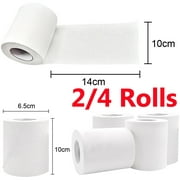 2/4 Rolls Household Toilet Tissue Facial Tissue Bath Bathroom Toilet Paper 4 Ply Paper Tissue NEW
