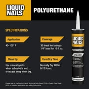 Liquid Nails Polyurethane 10 oz. Interior and Exterior Construction Adhesive