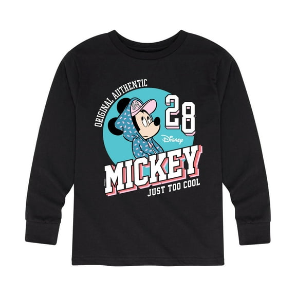 Mickey & Friends - Just too Cool Retro - Youth Long Sleeve Graphic T-Shirt