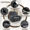 thumbnail image 5 of Power Lift Recliner for Elderly 28 Inch Wide Seat, Lay Flat Lift Chair with Heat Massage, Cup Holder & Wireless Phone Charger, USB Type C Charging, Big Tall 400 lbs, 5 of 9