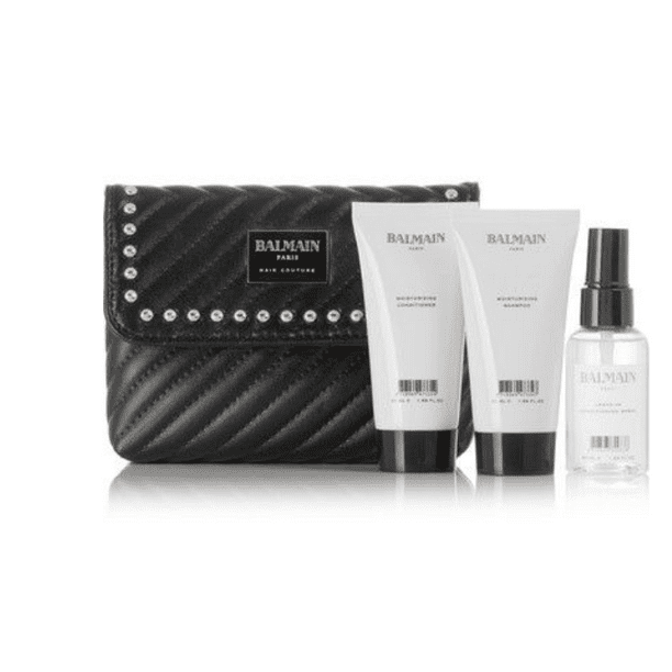 BALMAIN PARIS HAIR COUTURE LIMTED EDITION COSMETIC BAG FALL/ WINTER 2017 BLACK BALMAIN PARIS HAIR COUTURE LIMTED EDITION COSMETIC BAG FALL/ WINTER 2017 BLACK