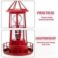 thumbnail image 2 of LED Solar Powered Lighthouse, 360 Degree Rotating Courtyard Lights A, 2 of 3
