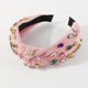 thumbnail image 4 of Diademas para mujer,Diademas para mujer,Diademas para mujer Diademas,Diadema ancha anudada,Diadema superior adornada con joyas,Diadema elegante para el cabello para mujer, 4 of 6