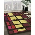 thumbnail image 3 of Ahgly Company Machine Washable Indoor Rectangle Transitional Bronze Brown Area Rugs, 6' x 9', 3 of 7