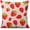 Strawberry01, variant on Yakuyir Tangerinr Summer Orange Throw Pillow Covers 18x18 Set 1 Sweet Farmhouse Boho Modern Decor Cute Print Orange Fruit Leaf Pillows Accent Outdoor Sofa Couch case Cushion Home Decoration