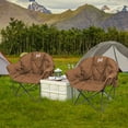 thumbnail image 4 of Slsy Oversized Folding Camping Chair, Portable Oversize Camping Chairs for Adults, Fully Padded Folding Chairs Outdoor Sports, Lawn Chair Patio Lounge Chairs 500 LBS Capacity, 4 of 9