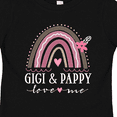 thumbnail image 4 of Inktastic Gigi and Pappy Love Me Rainbow Girls Toddler T-Shirt, 4 of 5