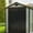 Black, variant on DEXTRUS 6.2x3.4 ft, 20.1 Sq ft Resin Outdoor Shed with Window, Vent & Lockable Outside, Weatherproof Garden Storage & Patio Furniture, Black & Grey