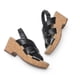 thumbnail image 3 of Sandalia DREAM PAIRS DWUMWS2511 Tacón Cuña de Corcho 7.5 cm Negra, 3 of 8