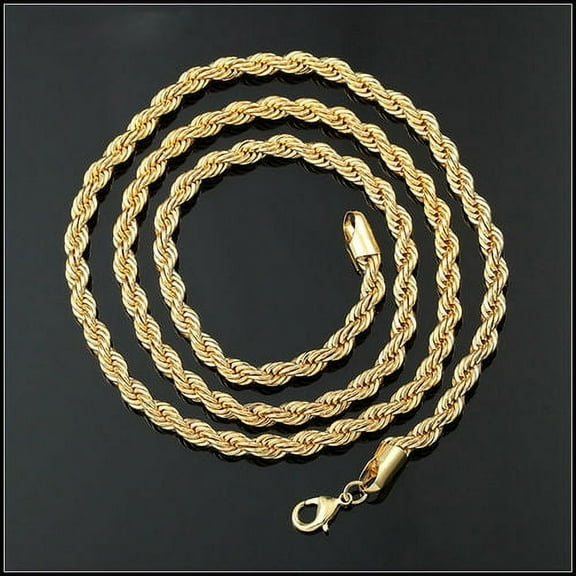 14K Gold Filled Rope Chain 24"
