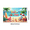 2A, variant on Inflatable Flamingo Summer Banner Beach Scene Vibrant Colors Palm Trees for Outdoor Party Vacation Decoration