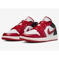 thumbnail image 4 of Women's Jordan 1 Low White/Gym Red-Black-Sail (DC0774 160) - 10, 4 of 4