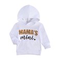 thumbnail image 3 of Xingqing Sweat à Capuche pour Bébé Fille Garçon Lettre Maman Mini Pull à Capuche Vêtements Automne Hiver, 3 of 7