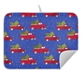 thumbnail image 5 of Ryvnso Trucks Polka Dots Dish Drying Mat for Kitchen Countertop 18x24 Large Dish Pad Drainer Rack Dish Sink Mats, 5 of 7
