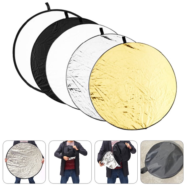 BRIGHTFUFU 1Set Camera Reflector Made Of Synthetic Material For Accurate Color Temperature 60x23.6In
