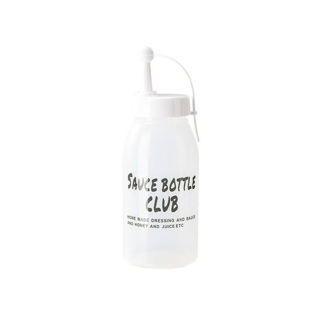 Yhmxh Utensilios de cocina Botellas exprimidoras de condimentos de 11 onzas con tapa abatible. Botellas para condimentos calientes. Exprimidor para condimentos, aceite, glaseado y líquidos.
