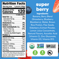 thumbnail image 3 of Noka Organic Super Berry with Plant Protein, 4.22 oz, 4 Count Fruit Smoothie Drinks, 3 of 9