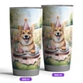 thumbnail image 2 of Happy Mother's Day Corgi with Sweets and Flowers at a Picnic 20oz Stainless Steel Tumbler Insulated Cup with Lid Welsh Corgi Dog Lover Gifts Idea - 13005, 2 of 5