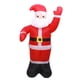 thumbnail image 3 of 0.9m1.2m1.5m1.8m2.1m2.4m3.5m5m Decoración inflable al aire libre Navidad Santa Decoraciones al aire libre con luz LED, 3 of 4