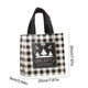 thumbnail image 3 of Bolsa de regalo navideña de tela no tejida | Bolsa plegable impermeable para guardar regalos navideños | Bolsa reutilizable navideña con asa resistente | Para dulces, pequeños regalos, decoración y, 3 of 6