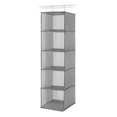 thumbnail image 5 of Whitmor Hanging Accessory Shelves 5 Open Sweater Shelves Crosshatch Gray, 5 of 5