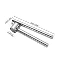 thumbnail image 6 of Wmhsylg Garlic Press Stainless Steel Garlic New Garlic Meat Grinder Tools Garlic Crush Tools Heavy Duty Household Garlic Chopper Garlic Crush Kitchen Gadgets Silver, 6 of 7
