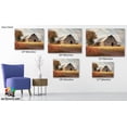 thumbnail image 2 of Farmhouse Wall Art, Vintage Barn Rainbow Picture Canvas Wall Art, Rustic Country Canvas Prints, Autumn Countryside Sunset Landscape Pictures for Farmhouse Living Room Wall Decor 12x18 Inches, 2 of 6