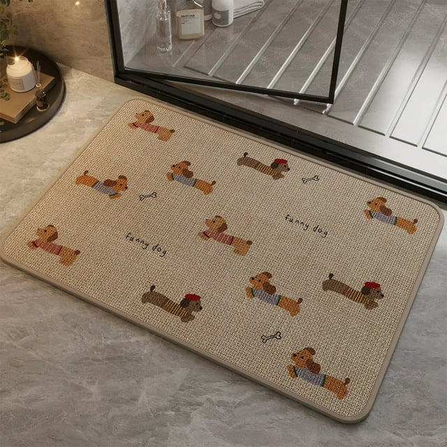 EGNMCR Valentine Day Decorations, Valentine Day Ornaments, Soft Absorbent Bathroom Rug With A Non-slipss Backing Suitable For Bathroom Kitchen And Entryway Decor 23.6x15.7 Inches. Linen floor mats