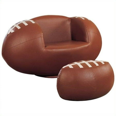Acme All Star Football 2 Piece Chair And Ottoman Set