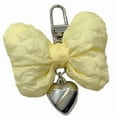 thumbnail image 6 of Yiran Bow Metal Heart Pendant Keychain, Yellow, 1 Pack, 6 of 11